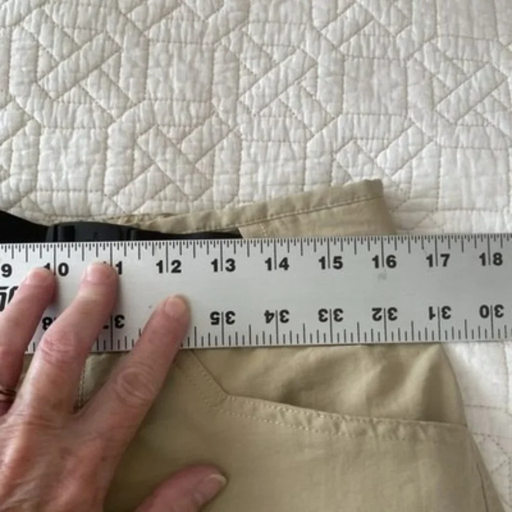 The North Face Convertible Cargo Hiking Belted Pants Tan Size 32 Inseam 31 - Picture 13 of 16